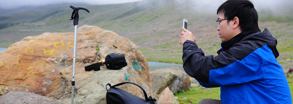 Chinese Photograper on Kashmir Tour