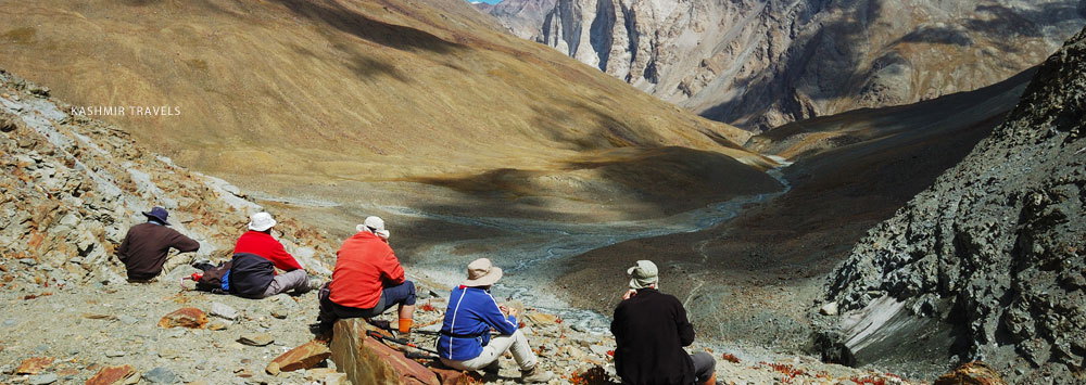 Trekking on Ladakh Mountaions